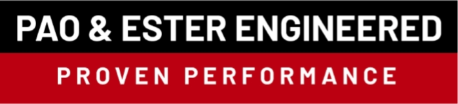 Logo Pao & Ester Engineered. Slogan: proven performance