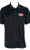 Men's Black Polo Front