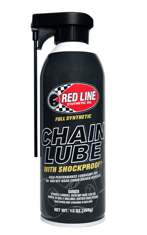 Red Line Synthetic Oil. Chain Lube with ShockProof