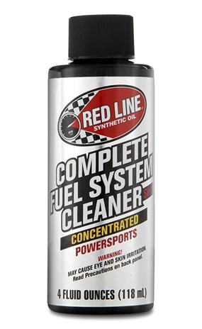 Red Line Synthetic Oil. Complete Fuel System Cleaner Powersports